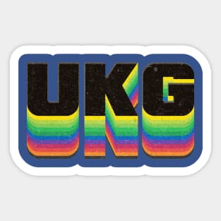 Vintage UKG Sticker